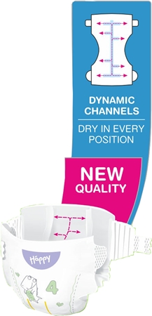 BELLA Baby Happy Soft&Delicate pañales desechables con canales