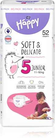 Bella Baby Happy Soft&Delicate Size 5 Junior wegwerpluiers