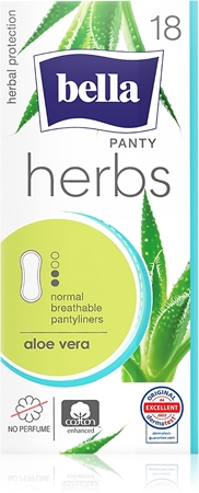 BELLA Herbs Aloe Vera slipové vložky bez parfemace