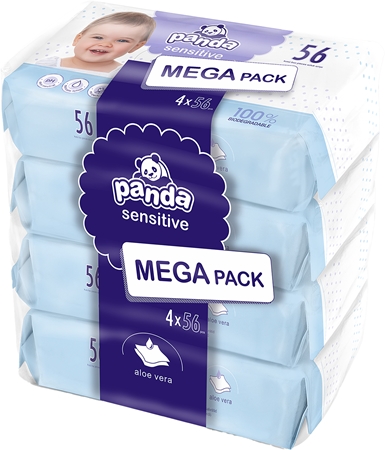 Bella Baby Happy Panda Sensitive vlhčené ubrousky pro děti