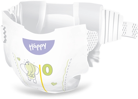 Bella Baby Happy Soft&Delicate Size 0 Before Newborn jednorázové pleny