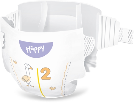BELLA Baby Happy Soft&Delicate одноразові підгузки з часточками