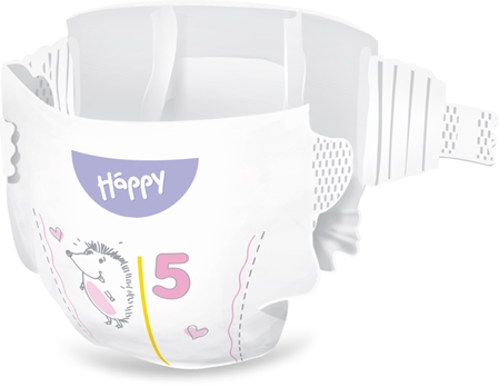 Bella Baby Happy Soft&Delicate Size 5 Junior Einwegwindeln
