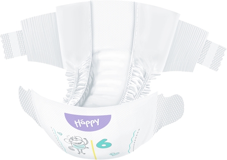 Bella Baby Happy Soft&Delicate Size 6 Junior Extra jednorázové pleny