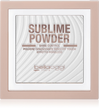 bellaoggi Sublime Powder Shine Control kompaktní transparentní pudr s matným efektem