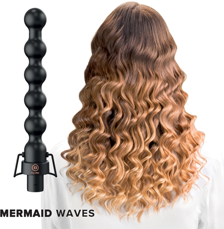Bellissima My Pro Twist & Style Mermaid Waves curling iron attachment for definition and shape