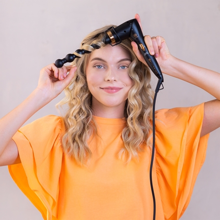 Bellissima My Pro Twist & Style Mermaid Waves curling iron attachment for definition and shape