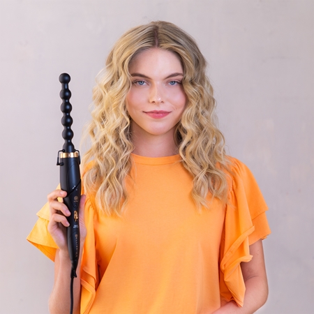 Bellissima My Pro Twist & Style Mermaid Waves curling iron attachment for definition and shape