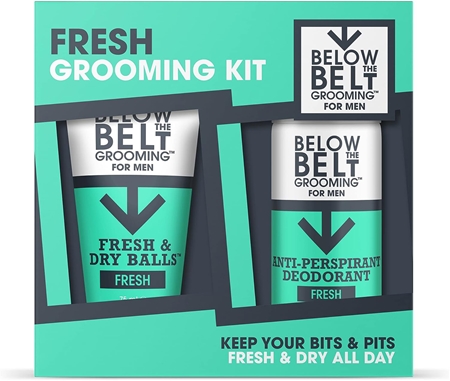 Below the Belt Grooming Fresh Grooming Kit gift set for intimate areas