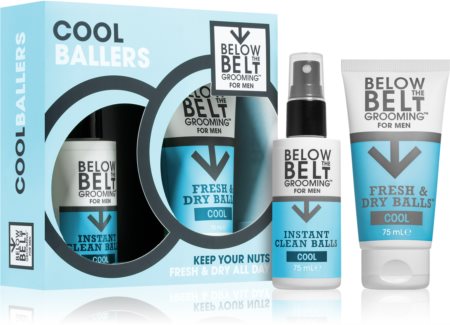 Below the Belt Grooming Cool Set set cadou (pentru igiena intima) pentru bărbați