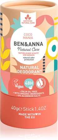 BEN&ANNA Natural Deodorant Coco Mania Deo-Stick