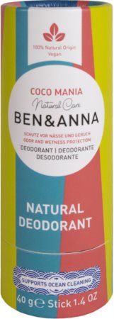 BEN&ANNA Natural Deodorant Coco Mania desodorante en barra