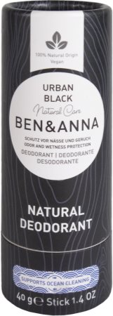 BEN&ANNA Natural Deodorant Urban Black desodorante en barra
