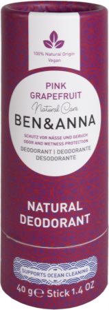 BEN&ANNA Natural Deodorant Pink Grapefruit čvrsti dezodorans