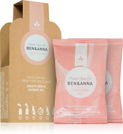 BEN&ANNA Natural Shower Gel sprchové vločky