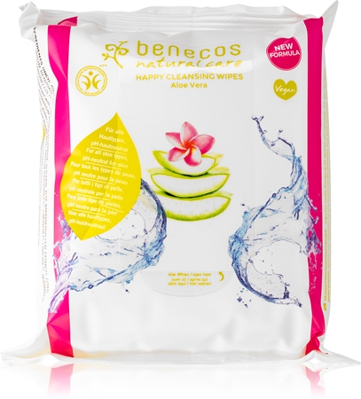 Benecos Natural Care salviette detergenti viso con aloe vera