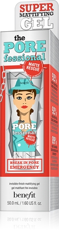 Benefit The POREfessional Matte Rescue Gel unsichtbares Gel zum Mattieren gegen ein glänzendes Gesicht und erweiterte Poren
