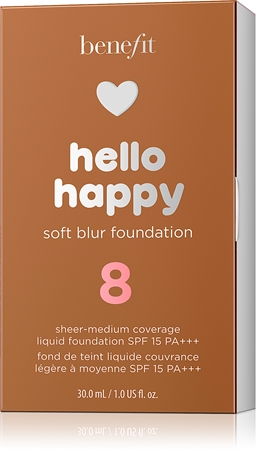 Benefit Hello Happy Soft Blur Foundation Matt flytande foundation SPF 15