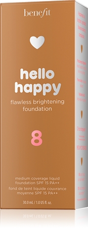 Benefit Hello Happy Flawless Brightening Foundation posvjetljujući tekući puder SPF 15