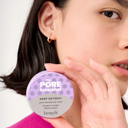Benefit The POREfessional Deep Retreat Mini čistilna maska za obraz iz ilovice za razširjene pore