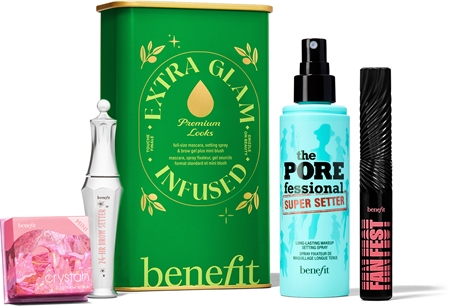Benefit Extra Glam Infused sada dekoratívnej kozmetiky
