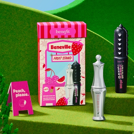 Benefit Beneville Fruit Stand Your Lash & Brow Essentials Duo Christmas Beauty Set Geschenkset für Damen