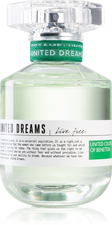 Benetton United Dreams for her Live Free tualettvesi naistele