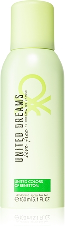 Benetton United Dreams for her Live Free Deodorant Spray voor Vrouwen