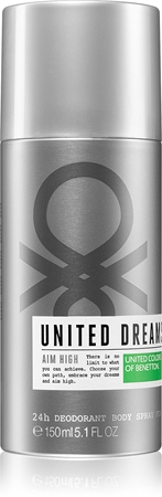 Benetton United Dreams for him Aim High spray dezodor uraknak