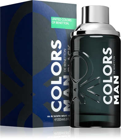 Benetton Colors de Benetton Man Black Eau de Toilette for men