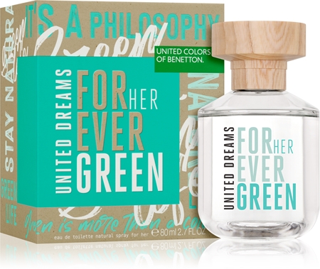 Benetton United Dreams for her Forever Green eau de toilette for women