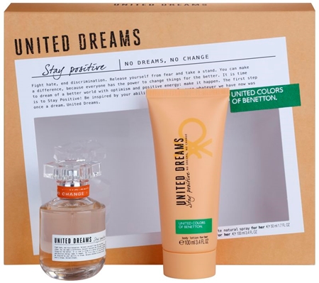 Benetton United Dreams for him Stay Positive set cadou II. pentru femei