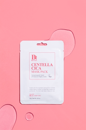 Benton Goodbye Redness Centella soothing sheet mask for problem skin, acne