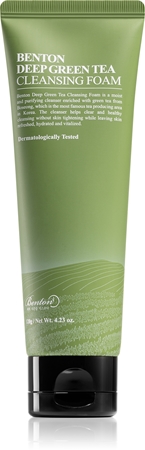 Benton Deep Green Tea hydratisierender Reinigungsschaum mit grünem Tee