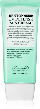 Benton Air Fit UV Defense łagodząca emulsja ochronna SPF 50+