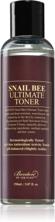 Benton Snail Bee tónico hidratante e suavizante com efeito antirrugas