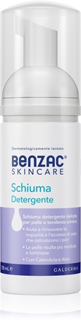 Benzac Schiuma Detergente mousse detergente delicata per il viso