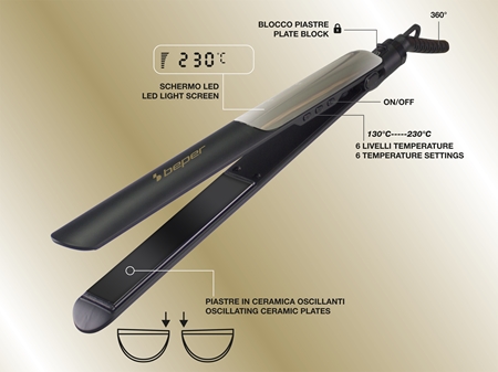 BEPER P301PIS200 Ceramic Pro Style Glattejern