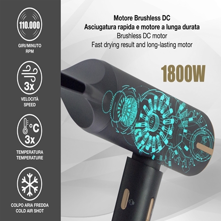 BEPER P301ASC010 phon per capelli