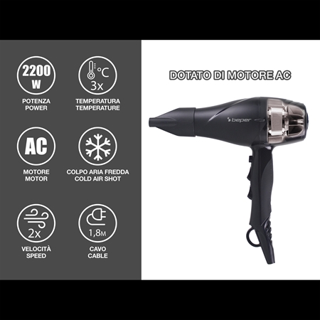 BEPER P301ASC002 phon per capelli