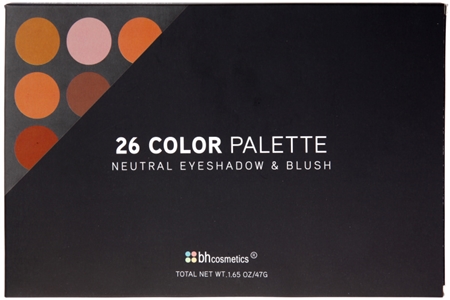 BH Cosmetics 26 Color palete de sombras e blushes