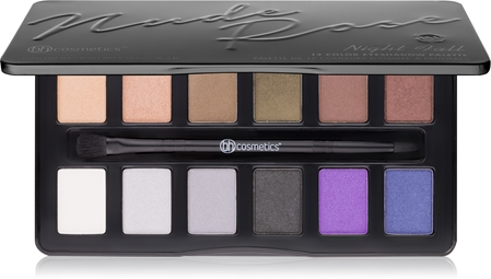 BH Cosmetics Nude Rose Night Fall paleta očních stínů