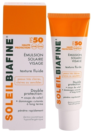 Biafine Soleil Sun Emulsion for Face SPF 50