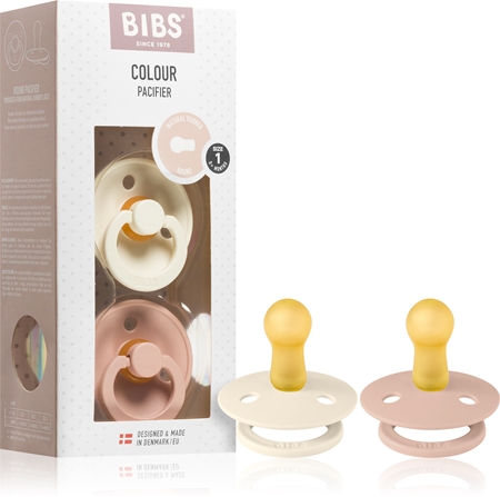 BIBS Colour Natural Rubber Size 1: 0+ months čiulptukas
