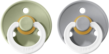 BIBS Colour Natural Rubber Size 2: 6+ months čiulptukas
