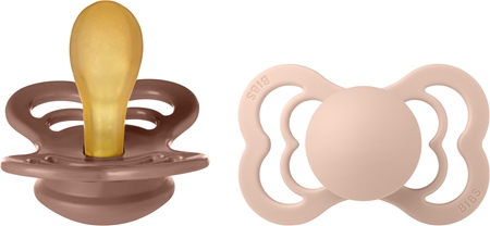 BIBS Supreme Natural Rubber Size 2: 6+ months dudlík