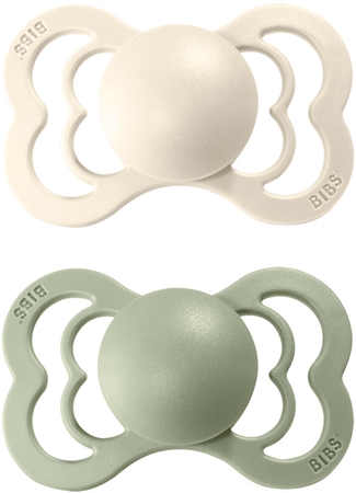 BIBS Supreme Natural Rubber Size 1: 0+ months пустушка