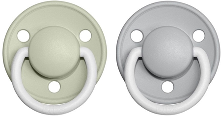 BIBS De Lux Natural Rubber Night Size 1: 0+ months dudlík