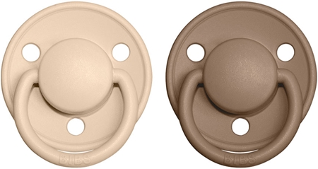 BIBS De Lux Natural Rubber Size 2: 6+ months ciuccio