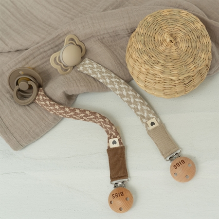 BIBS Paci Braid klip na dudlík